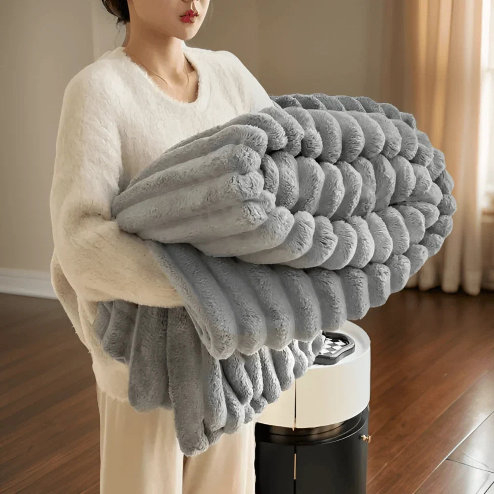 Brushed Double-Sided Fleece Throw Blanket, Anti-Pill and Lightweight | Light, Soft Fleece Warmth | Throw Blankets