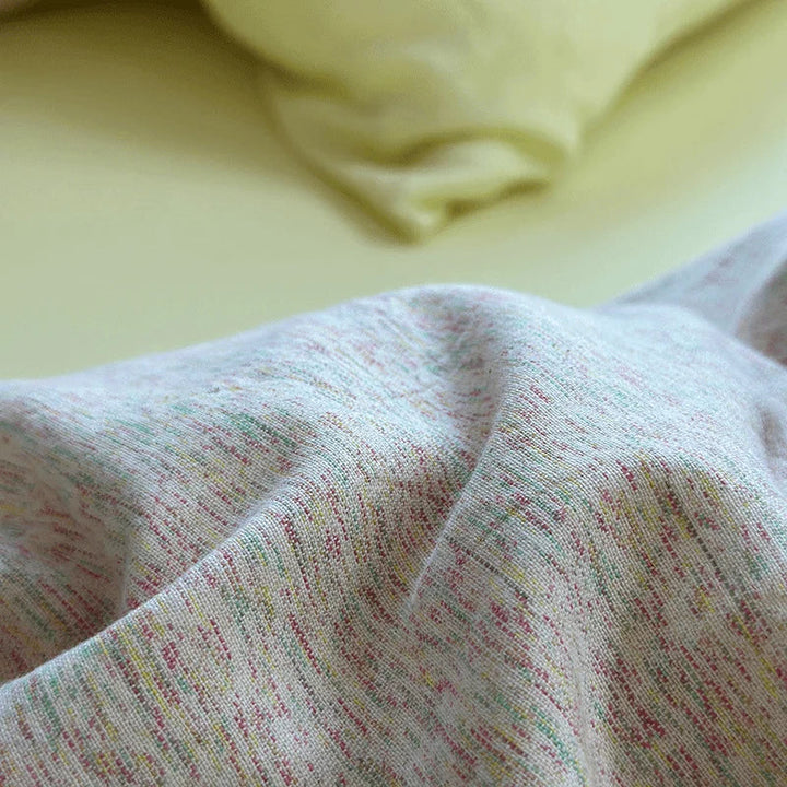 Three-Piece Quilted Cotton-Linen Bedspread and Throw Set, Breathable | Quilted Cotton-Linen Bedspread Set | Bedding Sets