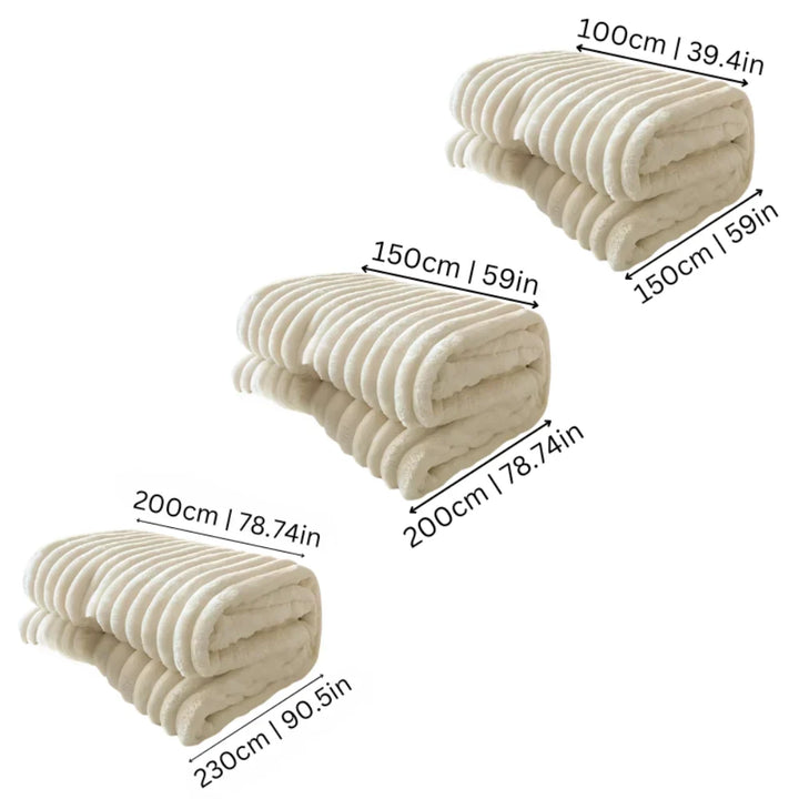 Weighted Drape Plush Throw Blanket, Double-Brushed and Machine Washable | Weighted Drape That Settles on You | Throw Blankets