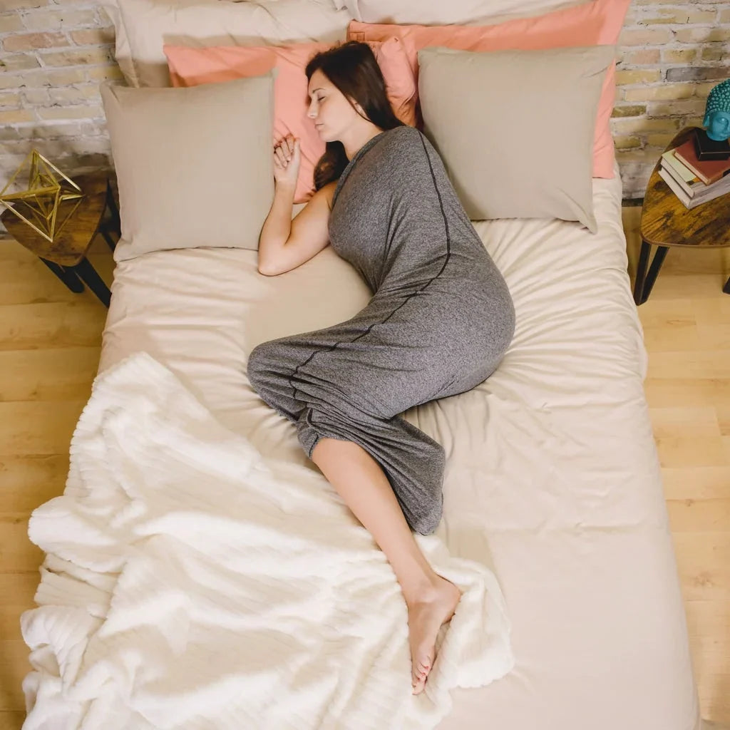 Breathable Open-Top Wearable Blanket with Loose Fit, No Fasteners | Breathable Wrap with Open Top | Wearable Blankets