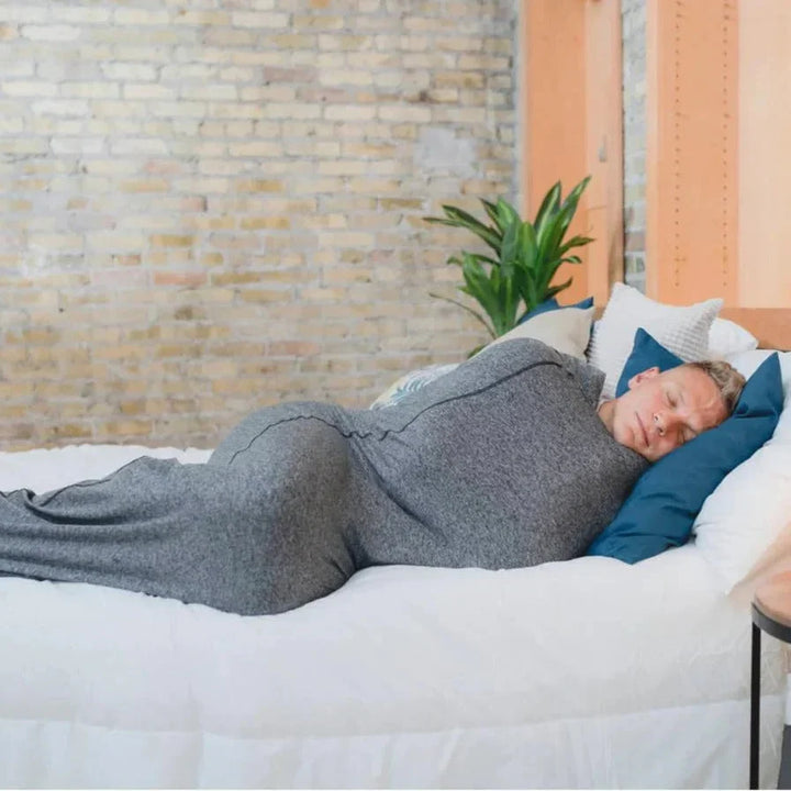 Wearable Swaddle Blanket in Breathable Knit with Adjustable Fastenings | Gentle Snug Fit | Swaddle Blankets
