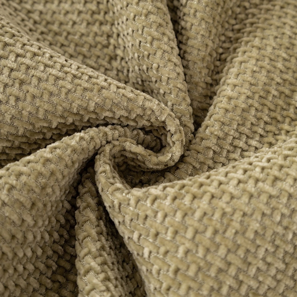 Reversible Woven Chenille Sofa Cover with Tassels, 35in Deep | Two-Sided Chenille for Your Sofa | Sofa Covers