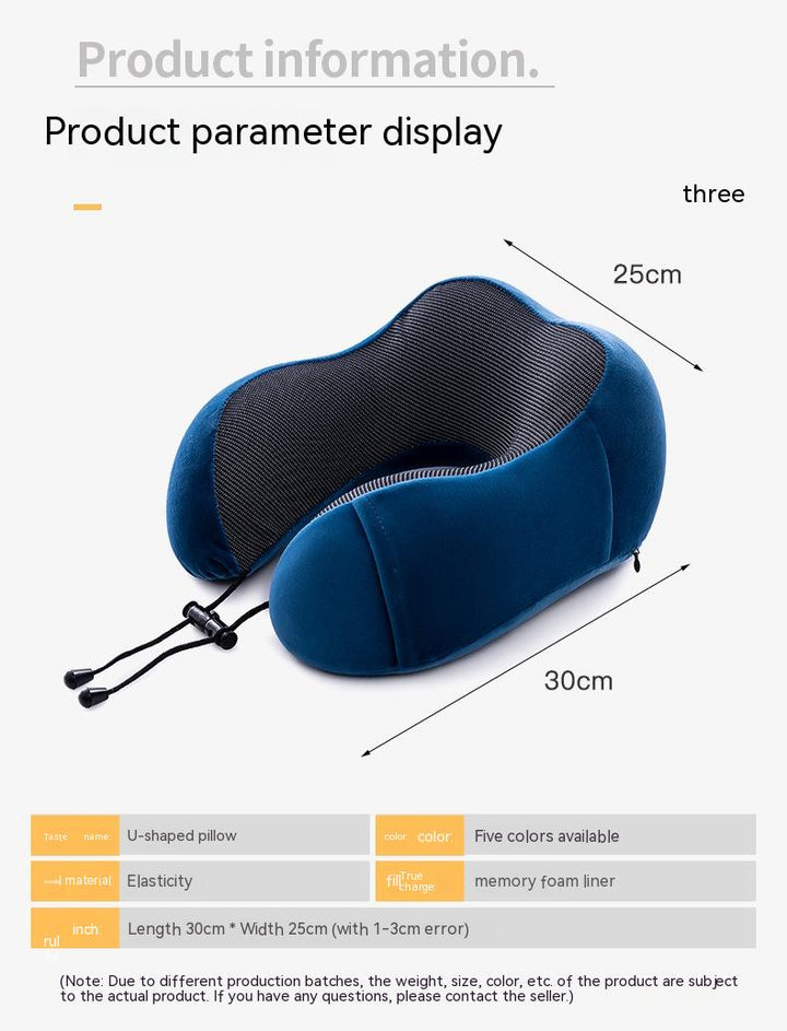 Memory Foam U-Shaped Travel Neck Pillow