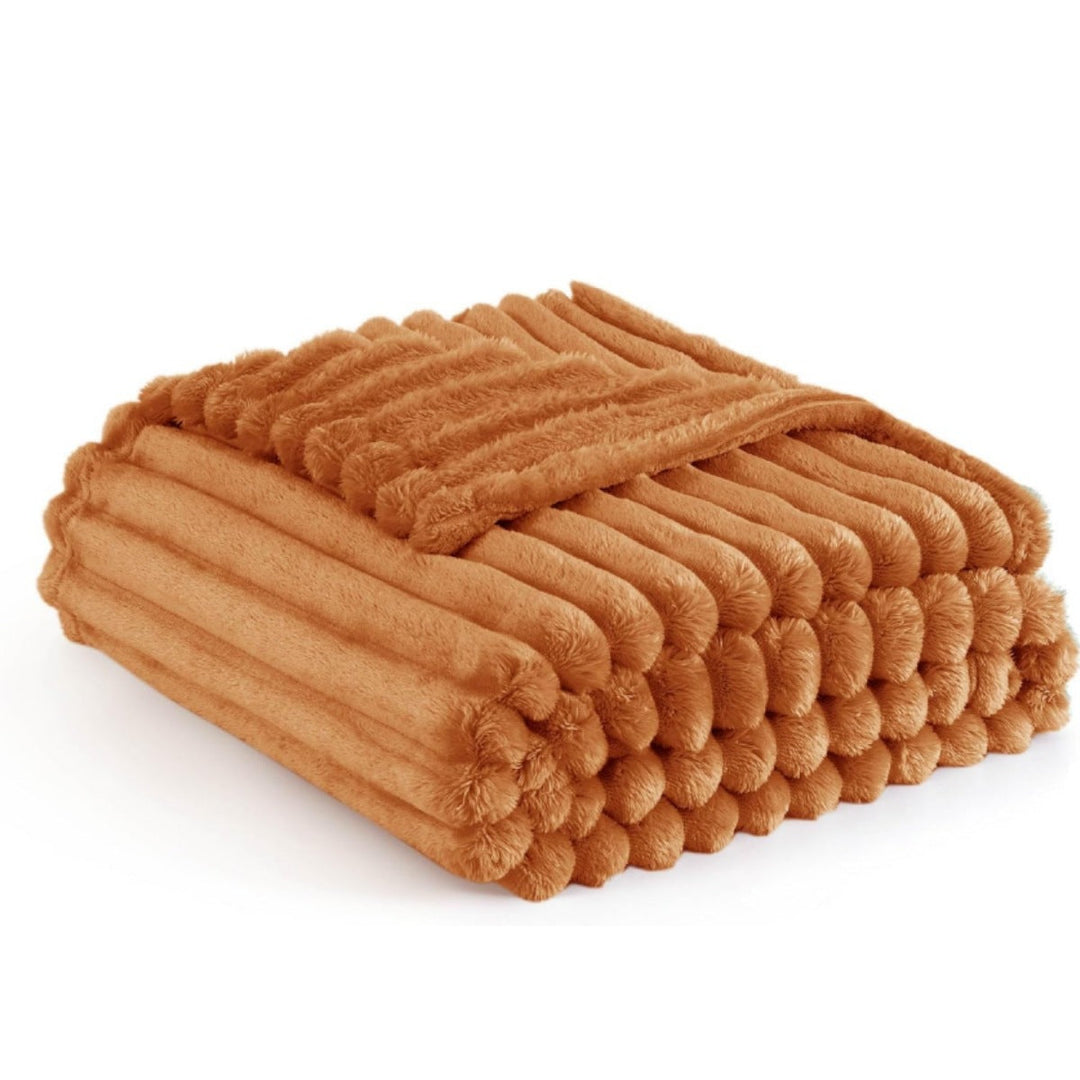 Cozy Plush Throw Blanket in Five Colours and Extra Large Size | Plush Choices from Small to XL | Throw Blankets