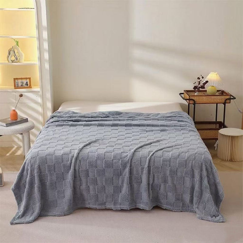 Honeycomb Pattern Plaid Blanket for Couch Bed and Picnics | Honeycomb Comfort for Every Room | Throw Blankets
