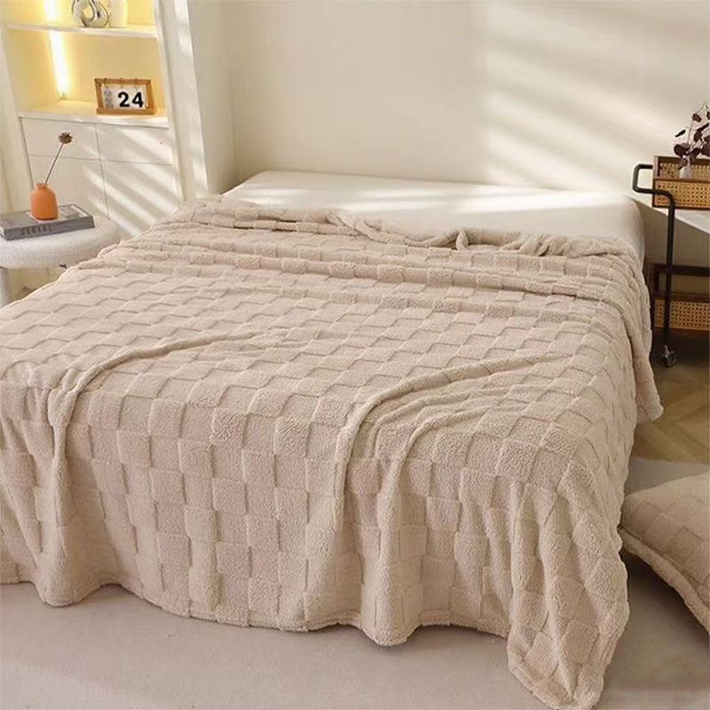 Honeycomb Pattern Plaid Blanket for Couch Bed and Picnics | Honeycomb Comfort for Every Room | Throw Blankets