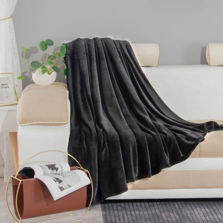 Cozy Plush Throw Blanket in Large Sizes Up to 89 x 106 Inches | Big Plush Comfort for Any Room | Throw Blankets