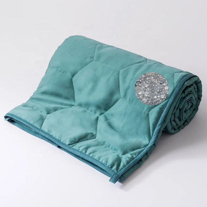 Reversible Quilted Blanket with Two Looks, Machine Washable, Five Colours | Two Looks, One Quilted Blanket | Throw Blankets