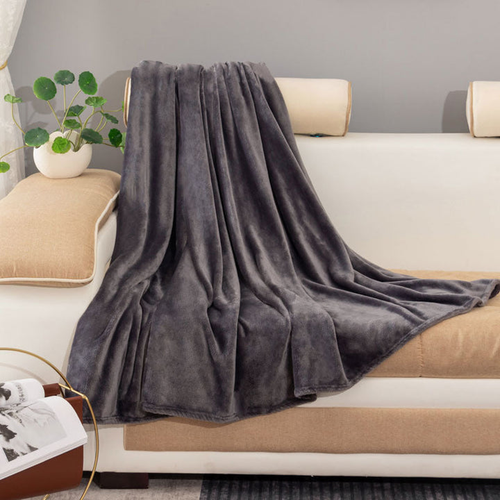Cozy Plush Throw Blanket in Large Sizes Up to 89 x 106 Inches | Big Plush Comfort for Any Room | Throw Blankets