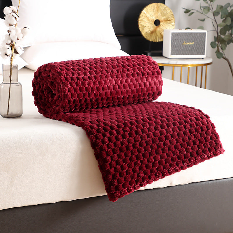Soft Cosy Plaid Blanket in Six Sizes for Sofa and Bed | Soft Plaid Comfort, Six Sizes | Throw Blankets