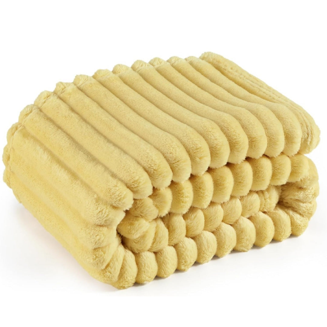 Cozy Plush Throw Blanket in Five Colours and Extra Large Size | Plush Choices from Small to XL | Throw Blankets