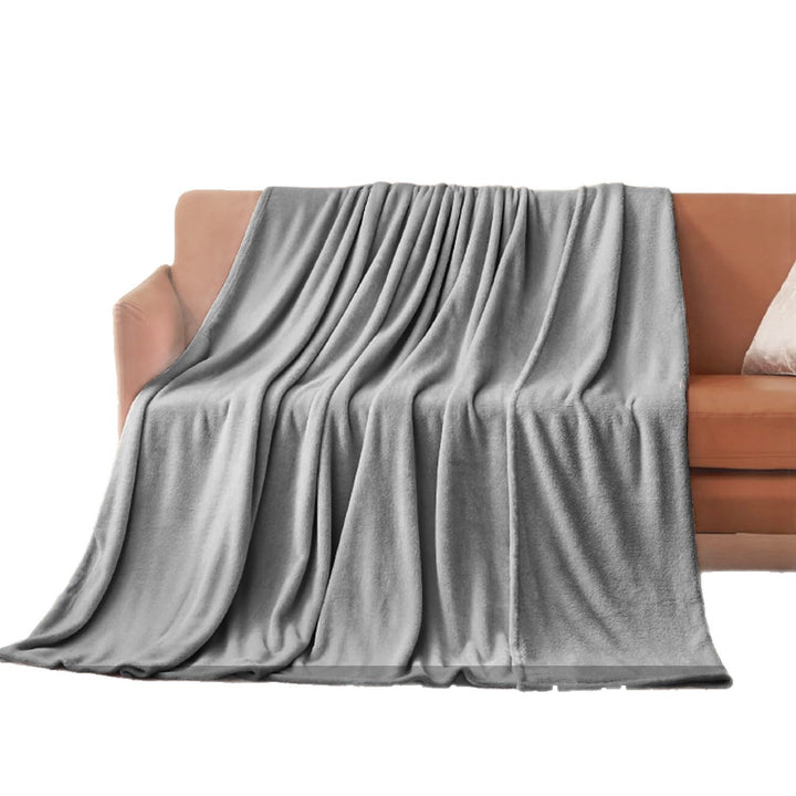 Cozy Plush Throw Blanket in Five Sizes and Neutral Shades | Plush Choices for Every Space | Throw Blankets
