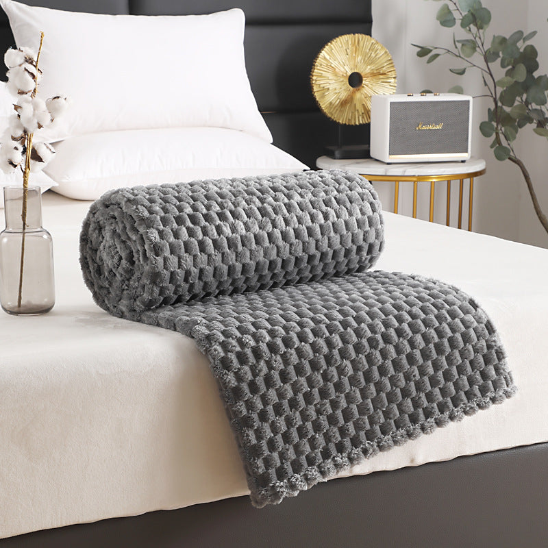 Soft Cosy Plaid Blanket in Six Sizes for Sofa and Bed | Soft Plaid Comfort, Six Sizes | Throw Blankets