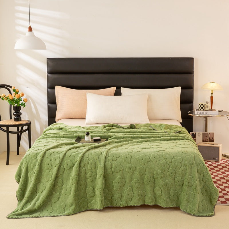 Floral Soft Blanket in Six Colours and Large Sizes | Floral Softness for Bed and Couch | Throw Blankets