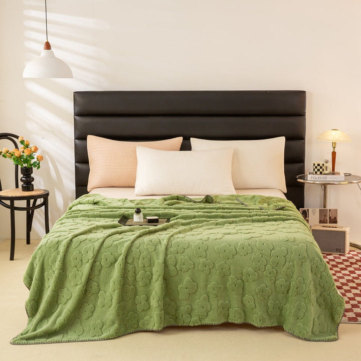 Floral Soft Blanket in Six Colours and Large Sizes | Floral Softness for Bed and Couch | Throw Blankets