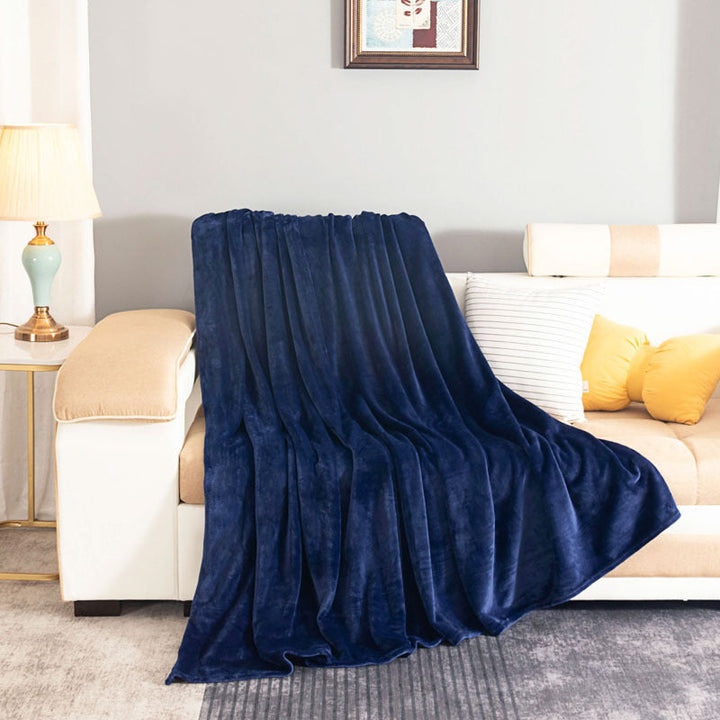 Cozy Plush Throw Blanket in Large Sizes Up to 89 x 106 Inches | Big Plush Comfort for Any Room | Throw Blankets