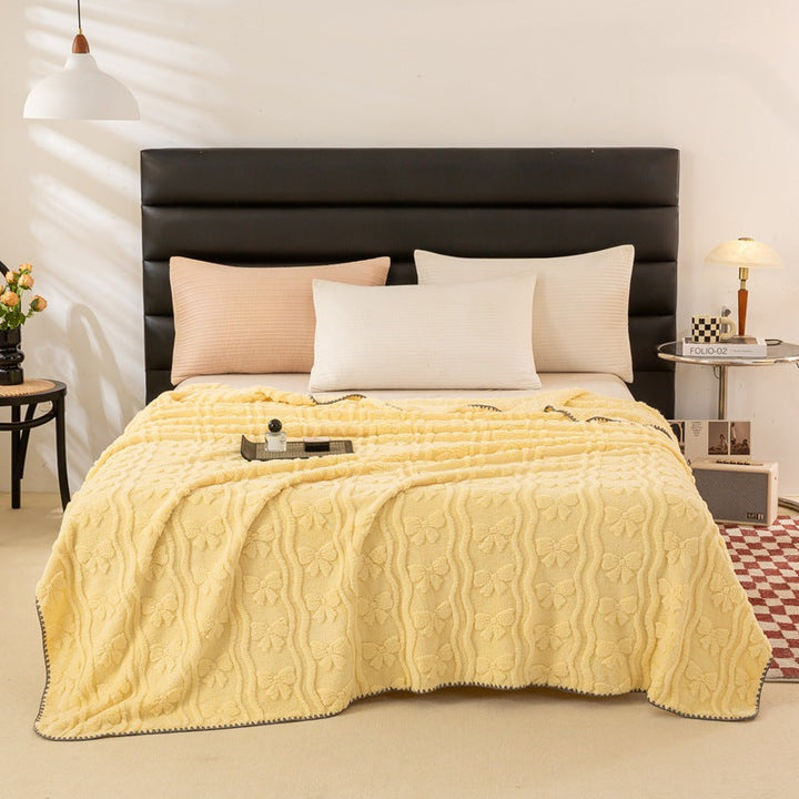 Floral Soft Blanket in Six Colours and Large Sizes | Floral Softness for Bed and Couch | Throw Blankets
