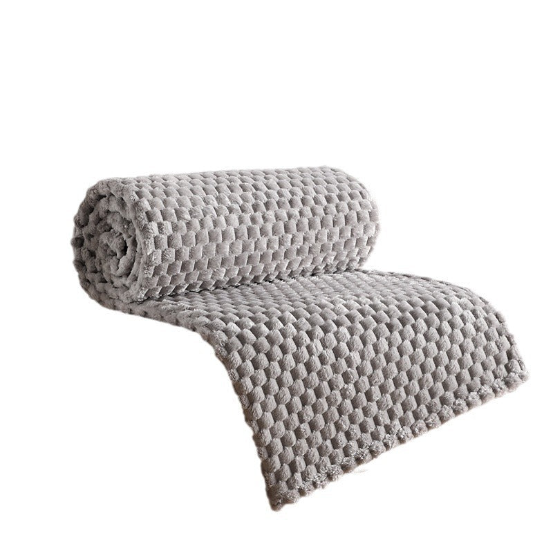 Soft Cosy Plaid Blanket in Six Sizes for Sofa and Bed | Soft Plaid Comfort, Six Sizes | Throw Blankets
