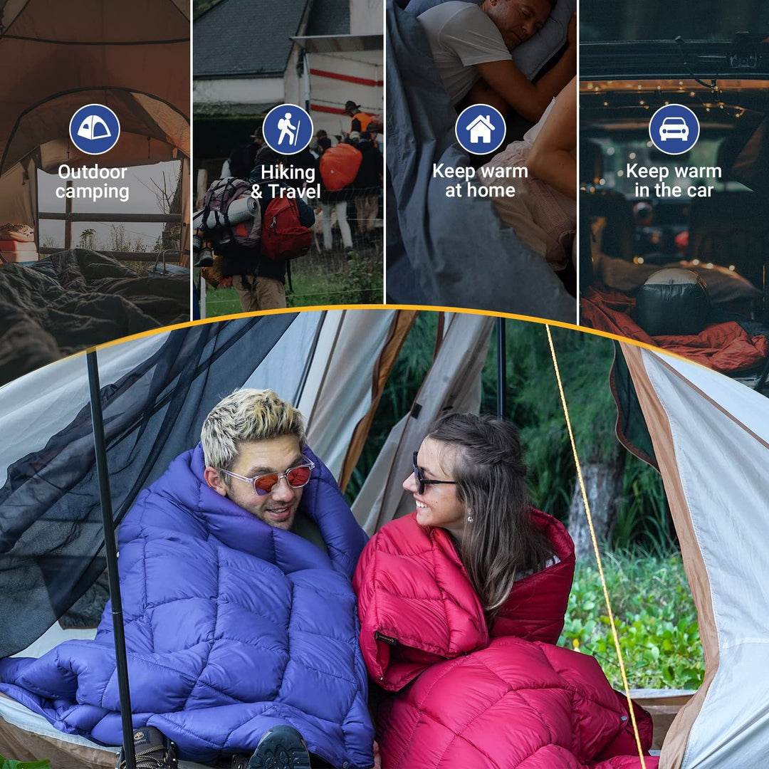 Lightweight Winter Blanket with Eco-Friendly Insulating Filling | Light Insulated Warmth, Eco Filling | Throw Blankets