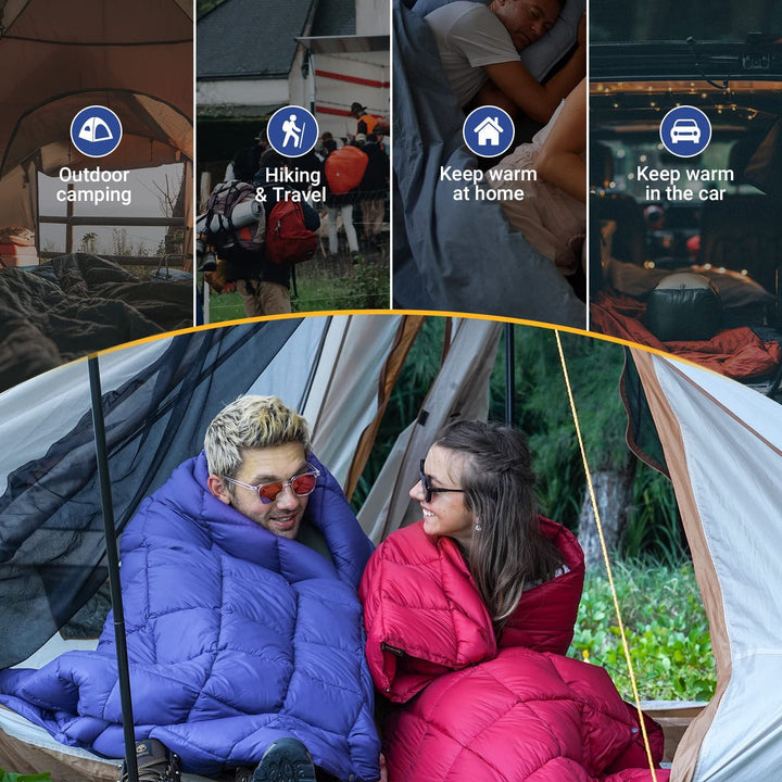 Lightweight Winter Blanket with Eco-Friendly Insulating Filling | Light Insulated Warmth, Eco Filling | Throw Blankets
