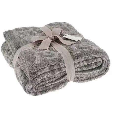 Luxury Soft Leopard Print Plush Throw Blanket for Sofa | Leopard Print Plush Comfort | Throw Blankets