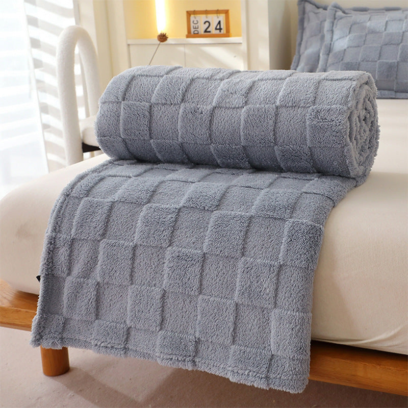 Honeycomb Pattern Plaid Blanket for Couch Bed and Picnics | Honeycomb Comfort for Every Room | Throw Blankets