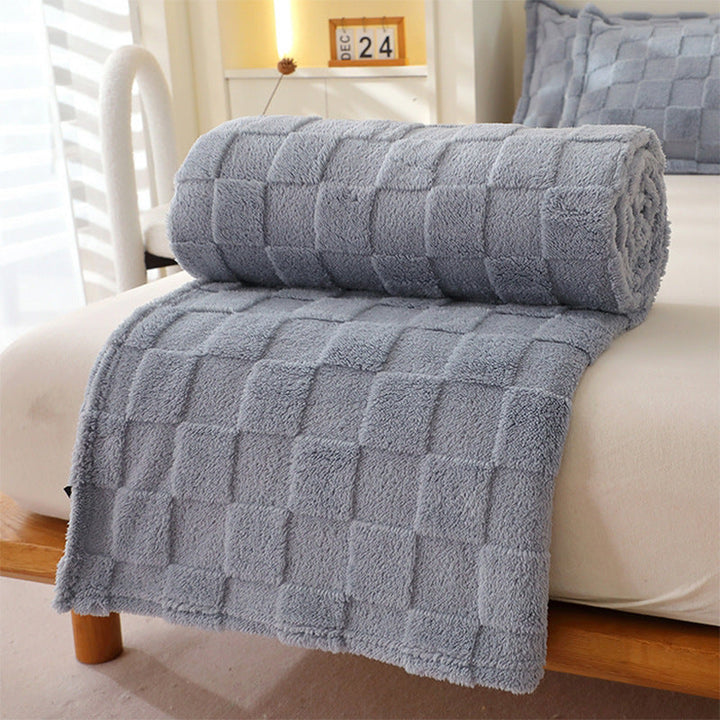 Honeycomb Pattern Plaid Blanket for Couch Bed and Picnics | Honeycomb Comfort for Every Room | Throw Blankets