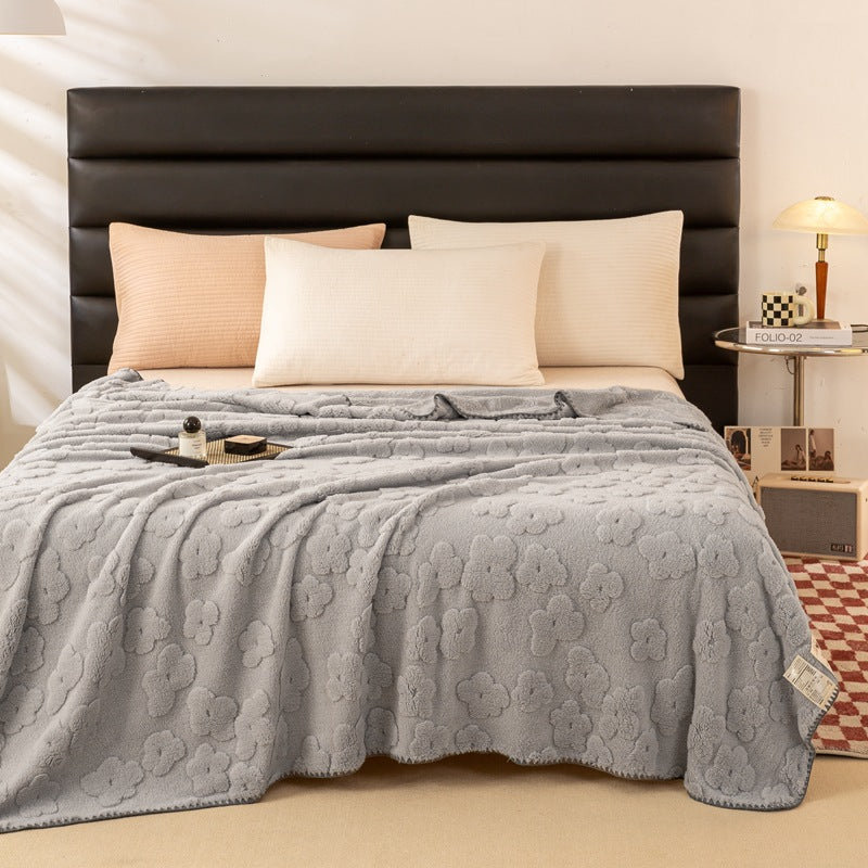 Floral Soft Blanket in Six Colours and Large Sizes | Floral Softness for Bed and Couch | Throw Blankets