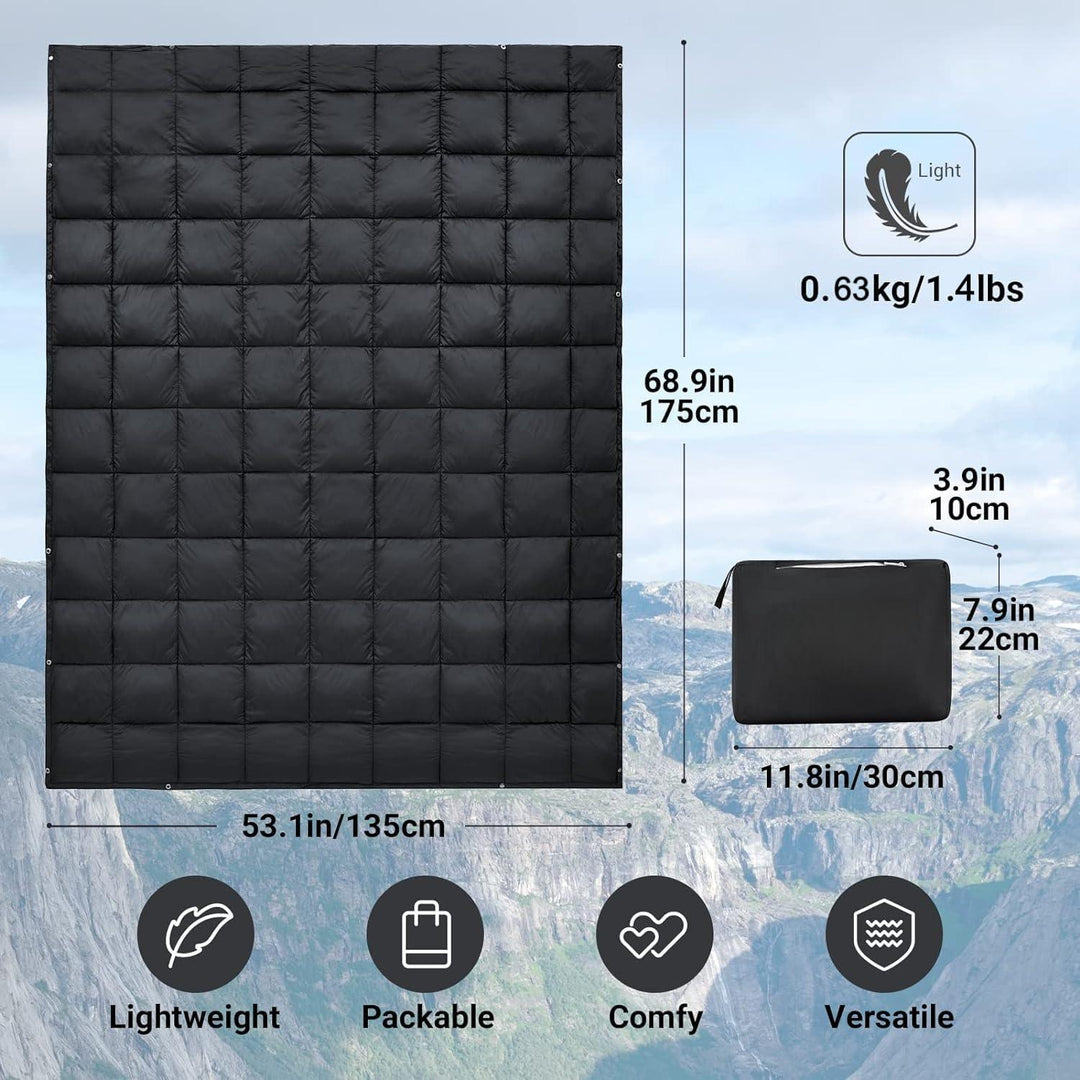 Lightweight Winter Blanket with Eco-Friendly Insulating Filling | Light Insulated Warmth, Eco Filling | Throw Blankets