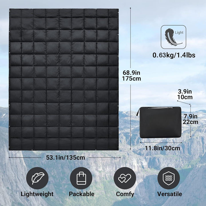 Lightweight Winter Blanket with Eco-Friendly Insulating Filling | Light Insulated Warmth, Eco Filling | Throw Blankets