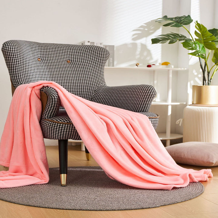 Cozy Plush Throw Blanket in Five Sizes and Neutral Shades | Plush Choices for Every Space | Throw Blankets