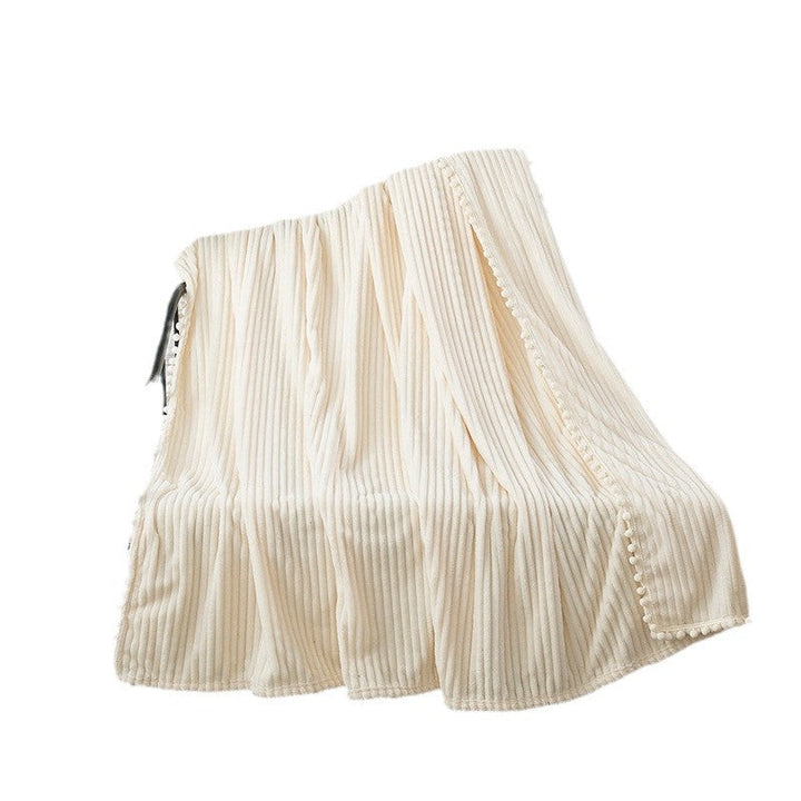 Velvet Touch Plush Throw Blanket with Fine Ridges in Earthy Tones | Fine Ridges, Velvet-Soft Touch | Throw Blankets