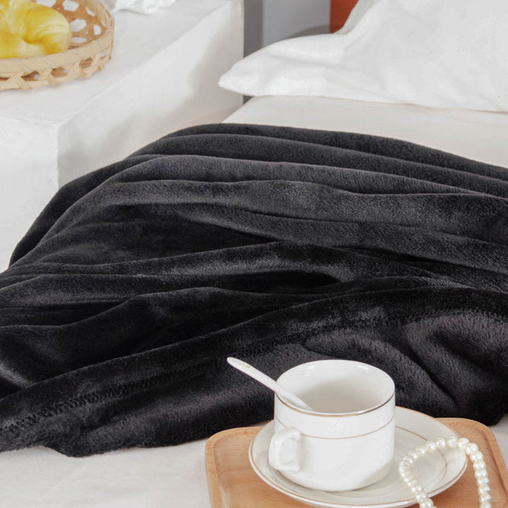 Cozy Plush Throw Blanket in Large Sizes Up to 89 x 106 Inches | Big Plush Comfort for Any Room | Throw Blankets