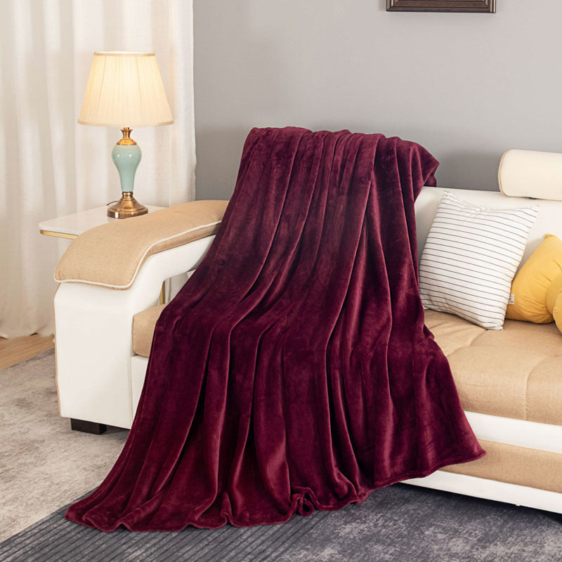 Cozy Plush Throw Blanket in Large Sizes Up to 89 x 106 Inches | Big Plush Comfort for Any Room | Throw Blankets