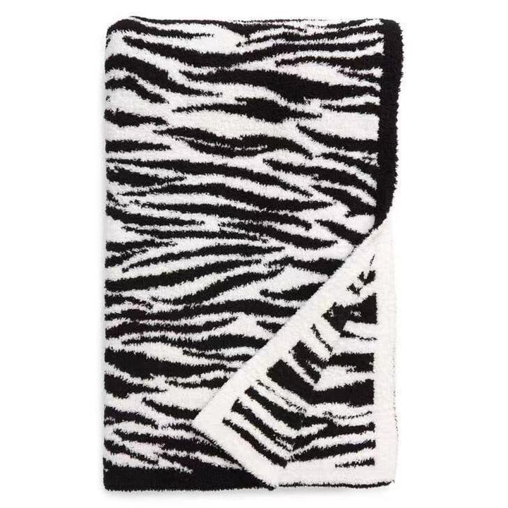 Luxury Soft Leopard Print Plush Throw Blanket for Sofa | Leopard Print Plush Comfort | Throw Blankets
