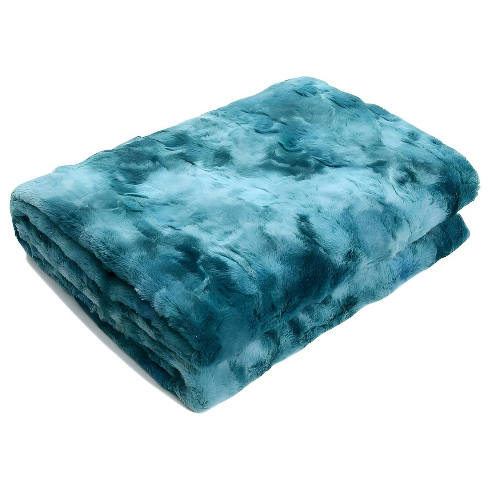 Soft Coral Fleece Blanket with Batik Style Print for Winter | Coral Fleece Softness at Night | Fleece Blankets