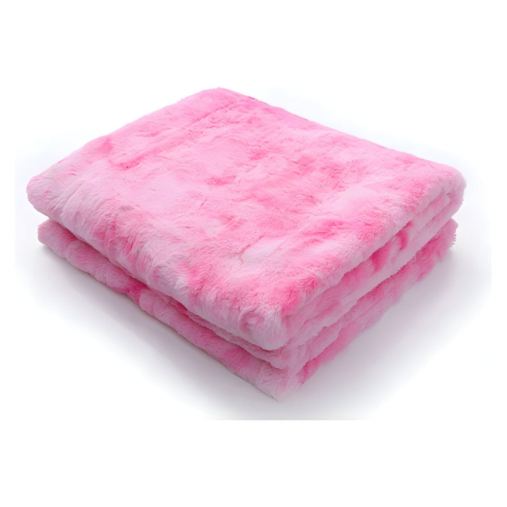 Soft Coral Fleece Blanket with Batik Style Print for Winter | Coral Fleece Softness at Night | Fleece Blankets