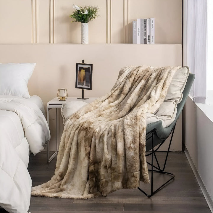 Soft Coral Fleece Blanket with Batik Style Print for Winter | Coral Fleece Softness at Night | Fleece Blankets