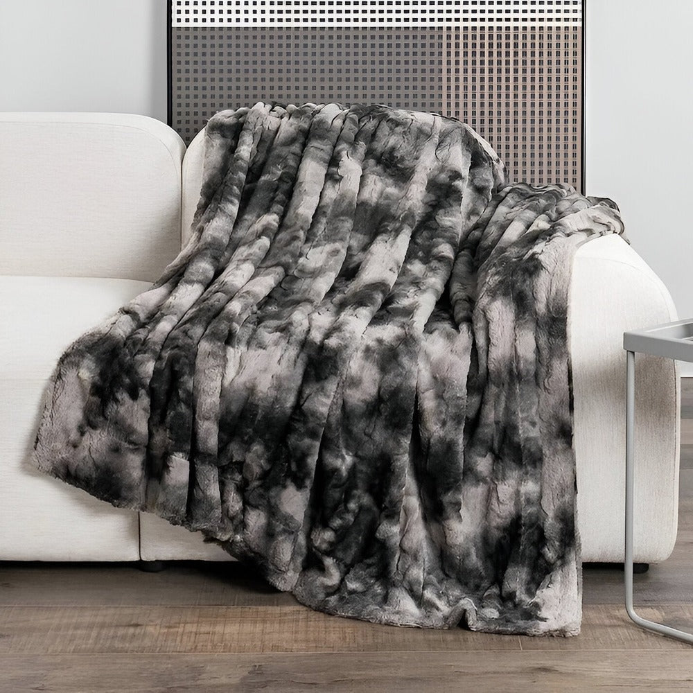 Soft Coral Fleece Blanket with Batik Style Print for Winter | Coral Fleece Softness at Night | Fleece Blankets