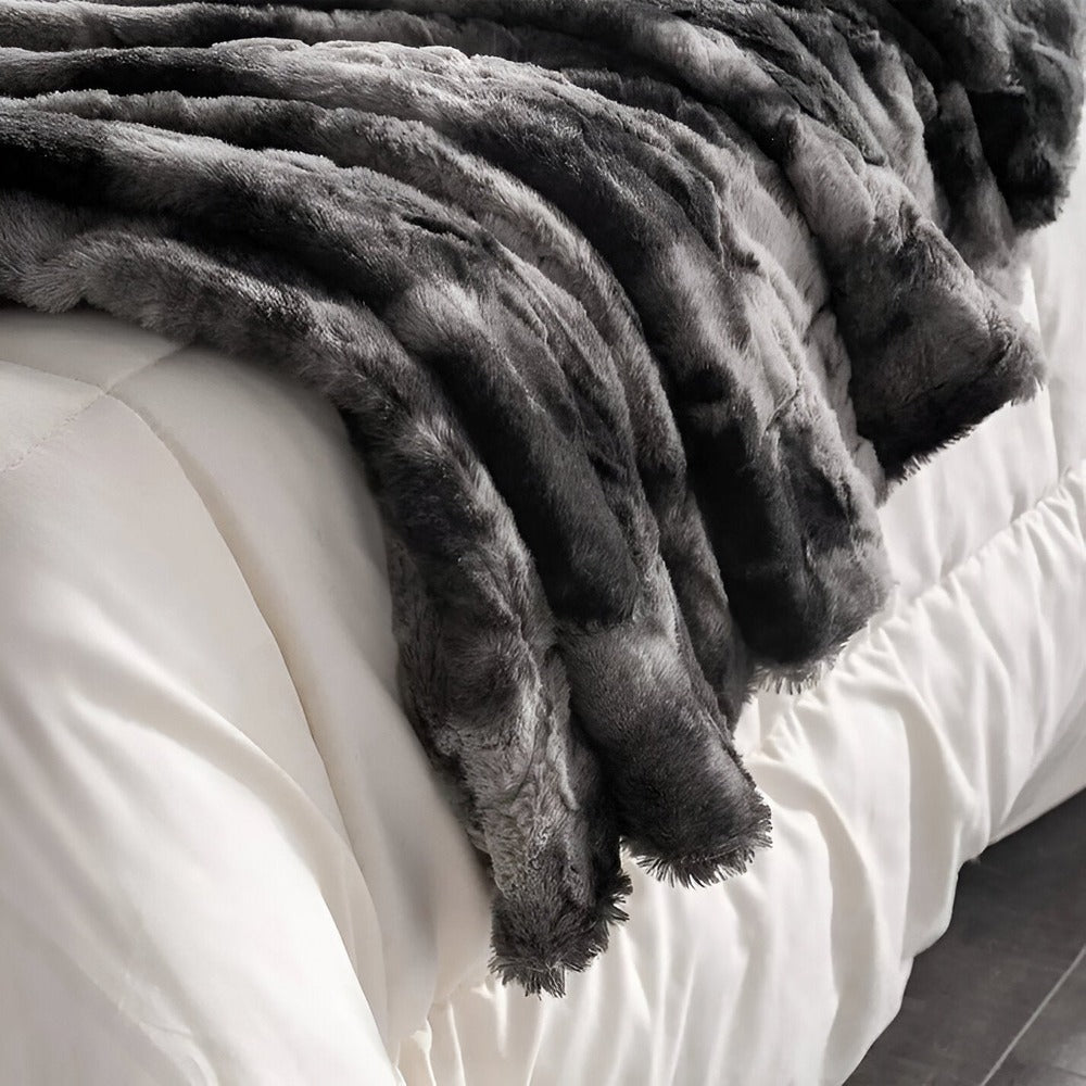 Soft Coral Fleece Blanket with Batik Style Print for Winter | Coral Fleece Softness at Night | Fleece Blankets