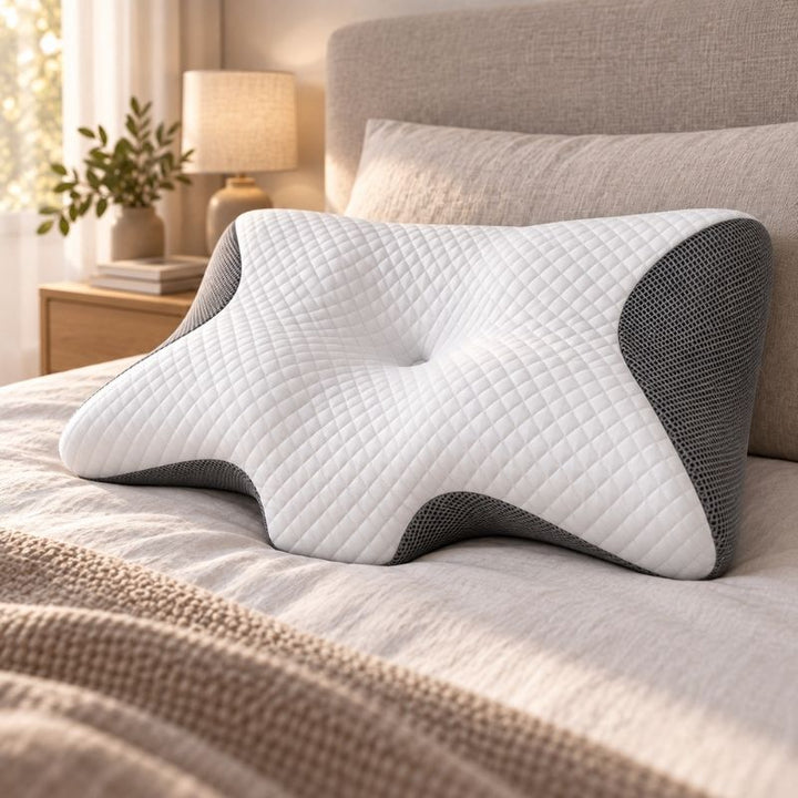Replacement Pillowcase for Contour Memory Foam Pillow in Dark Grey | Fitted Cover for Contour Pillows | Pillowcases