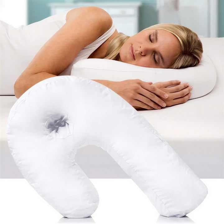 Orthopedic Side Sleeper Pillow With Ear Hole