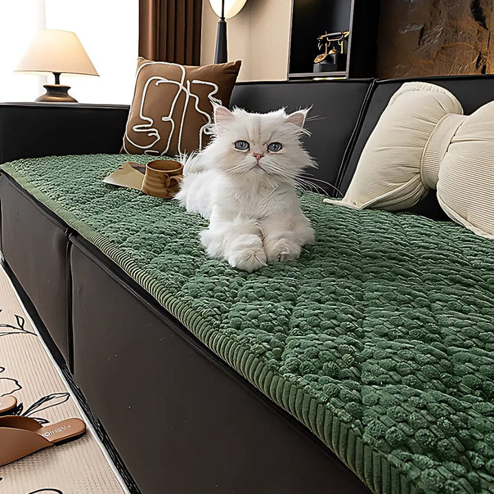 Pet Proof Quilted Sofa Protector Slipcover with Non Slip Backing | Pet-Proof Quilted Geometric Cover | Sofa Covers