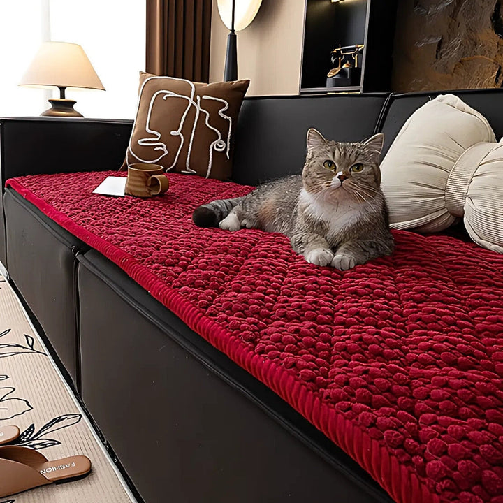 Pet Proof Quilted Sofa Protector Slipcover with Non Slip Backing | Pet-Proof Quilted Geometric Cover | Sofa Covers