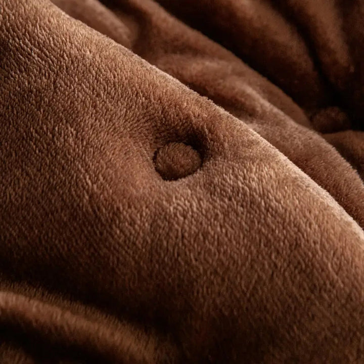 Button Tufted Plush Sofa Cover in Machine-Washable Microfiber | Tufted Softness for Seat Cushions | Sofa Covers