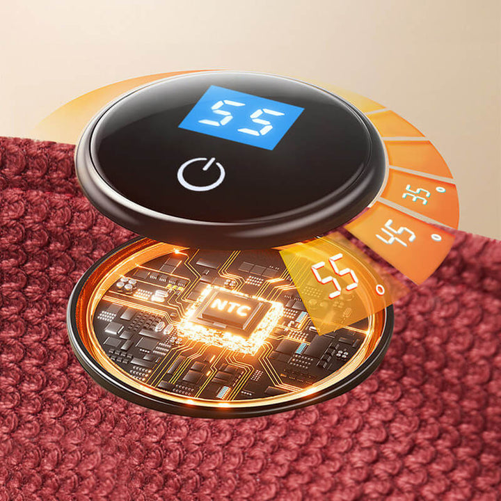 Portable USB Heated Blanket with 3 Heat Settings and Fleece Waffle Weave | USB Warmth Wherever You Go | Heated Blankets