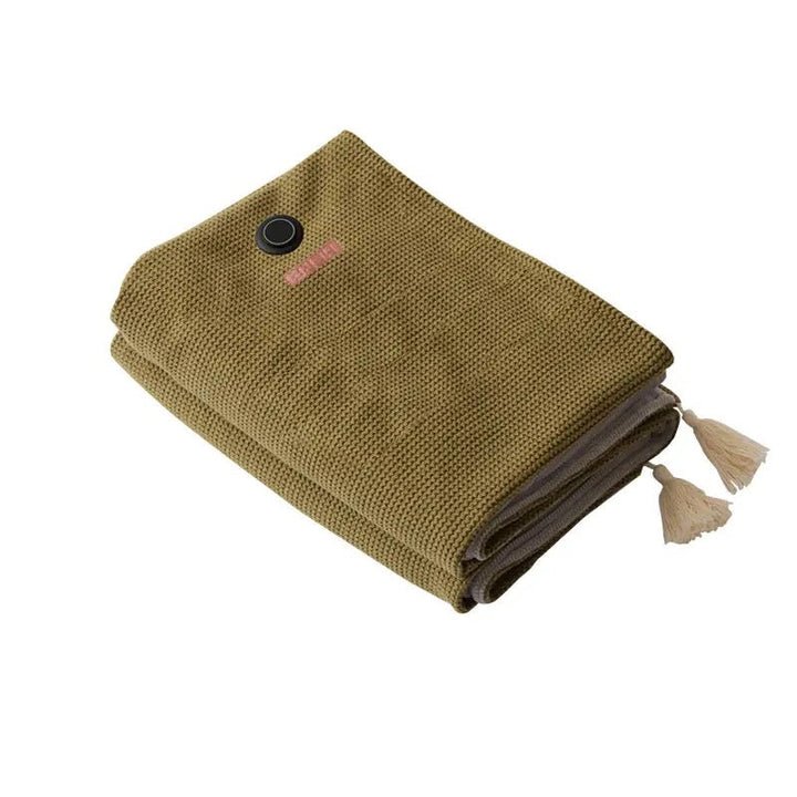Portable USB Heated Blanket with 3 Heat Settings and Fleece Waffle Weave | USB Warmth Wherever You Go | Heated Blankets