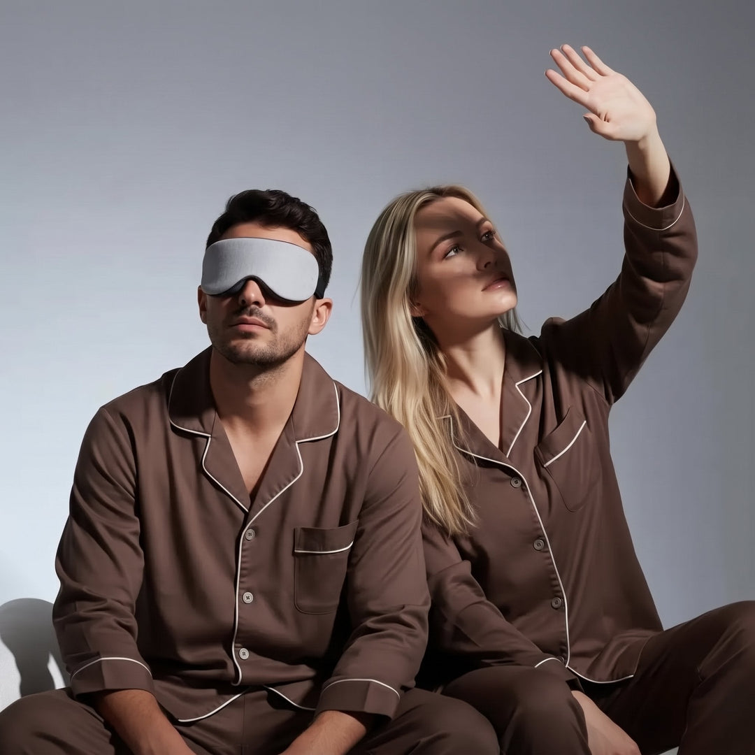 3D Blackout Adjustable Sleep Mask with Padded Interior | Total Darkness for Peaceful Naps | Sleep Masks