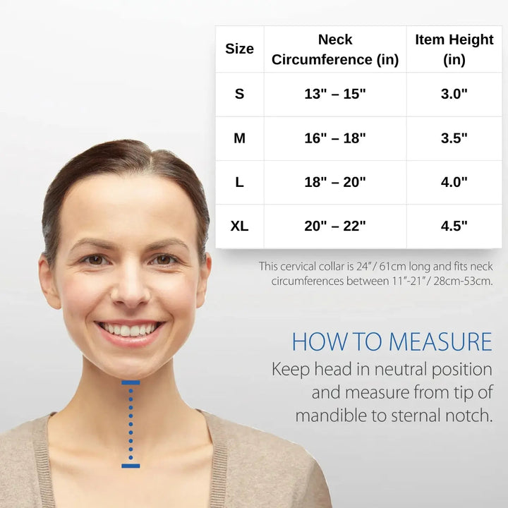 Adjustable Support Collar with Structured Padding for Resting and Sleep | Padded Collar for Reclined Rest | Support Collars