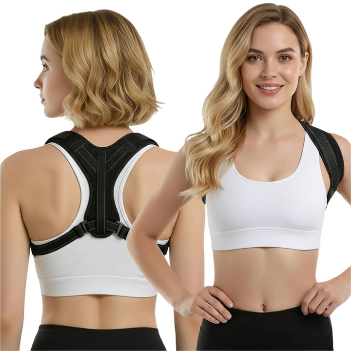 Adjustable Posture Corrector for Desk Work with Padded Straps | Gentle Reminder to Sit Tall | Posture Supports